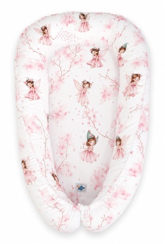 Kokon niemowlęcy dwustronny kojec otulacz Premium MY SWEET BABY- Blossom Fairies
